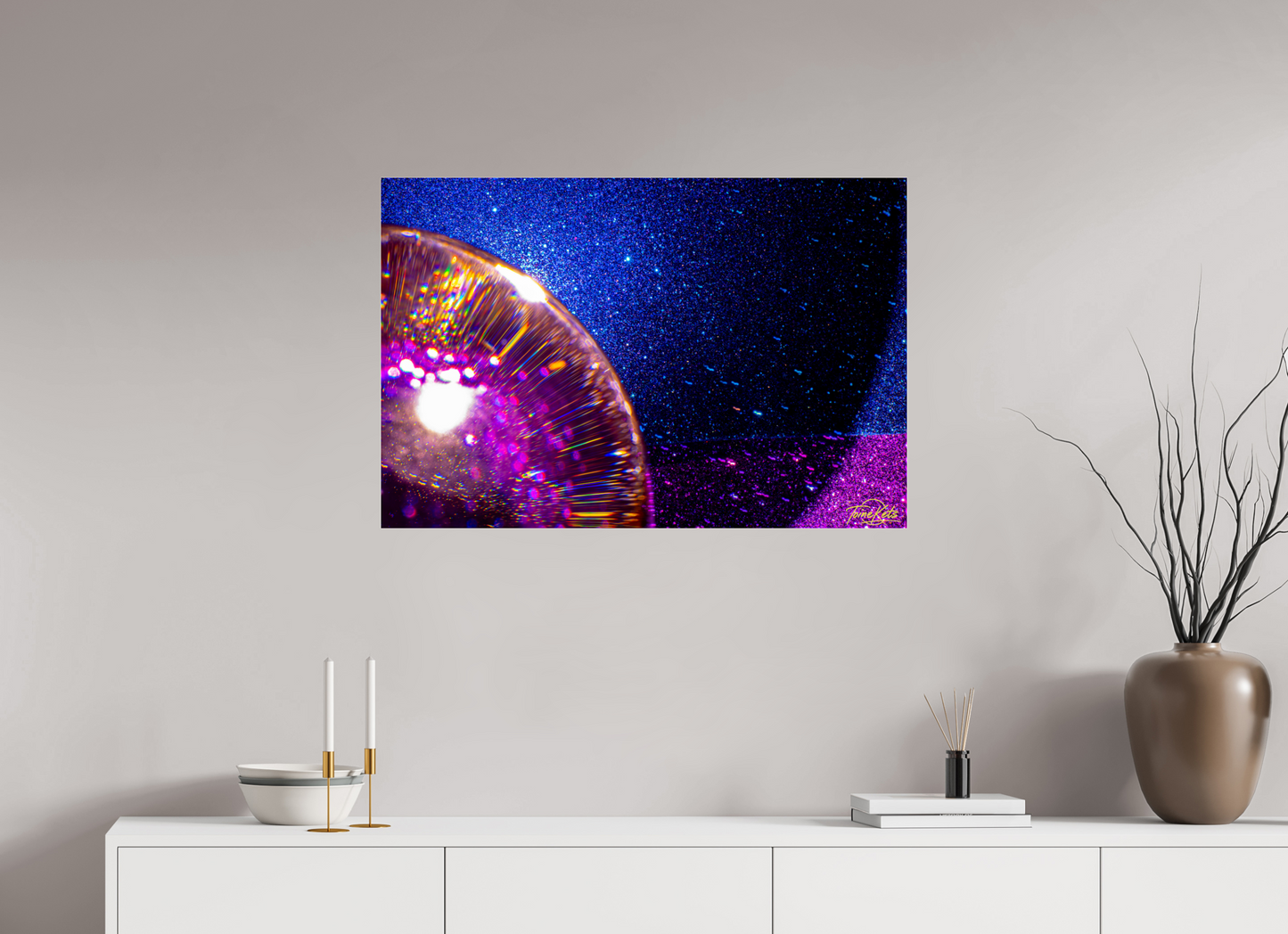 90 x 60 cm, Photo Print Under Acrylic Glass Deep Space