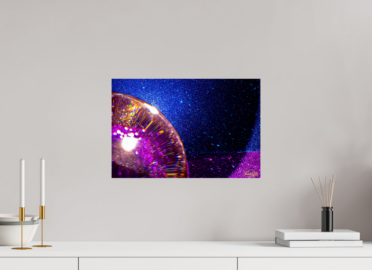 45 x 30 cm, Photo Print Under Acrylic Glass Deep Space