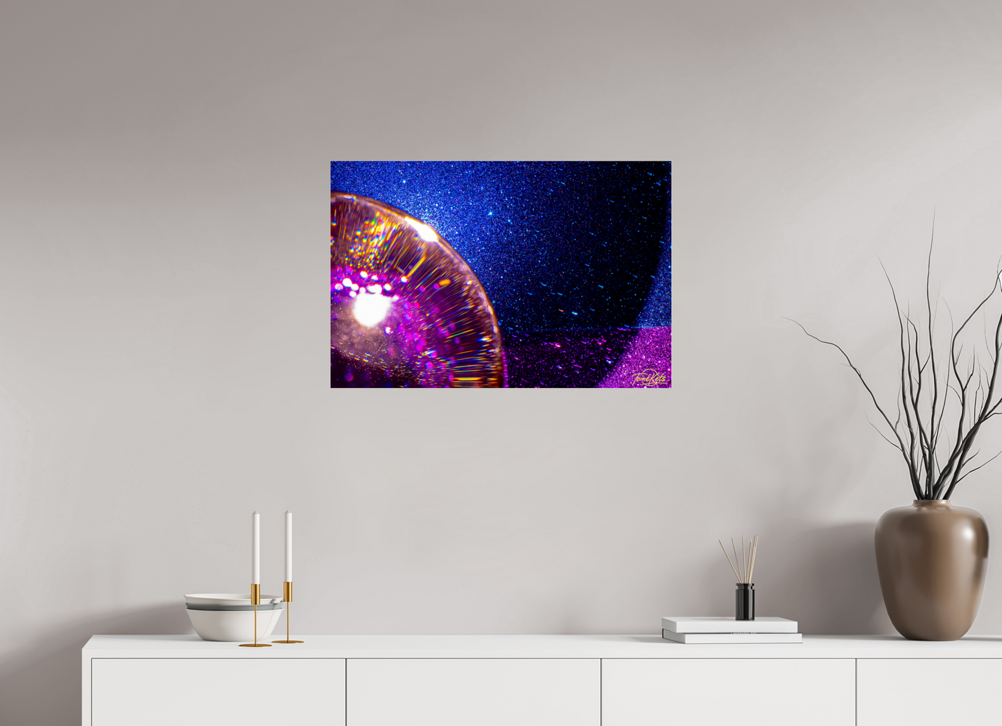75 x 50 cm, Photo Print Under Acrylic Glass Deep Space