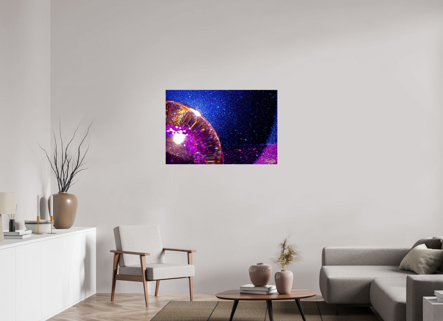 105 x 70 cm, Photo Print Under Acrylic Glass Deep Space